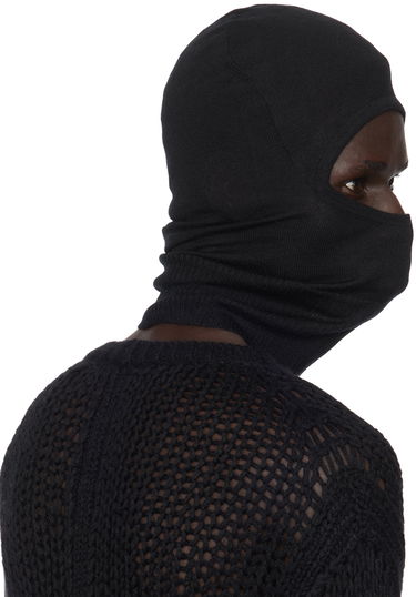 Beanie Rick Owens Rick Owens Porterville Skull Balaclava Sort | RU02D6478 WS, 2