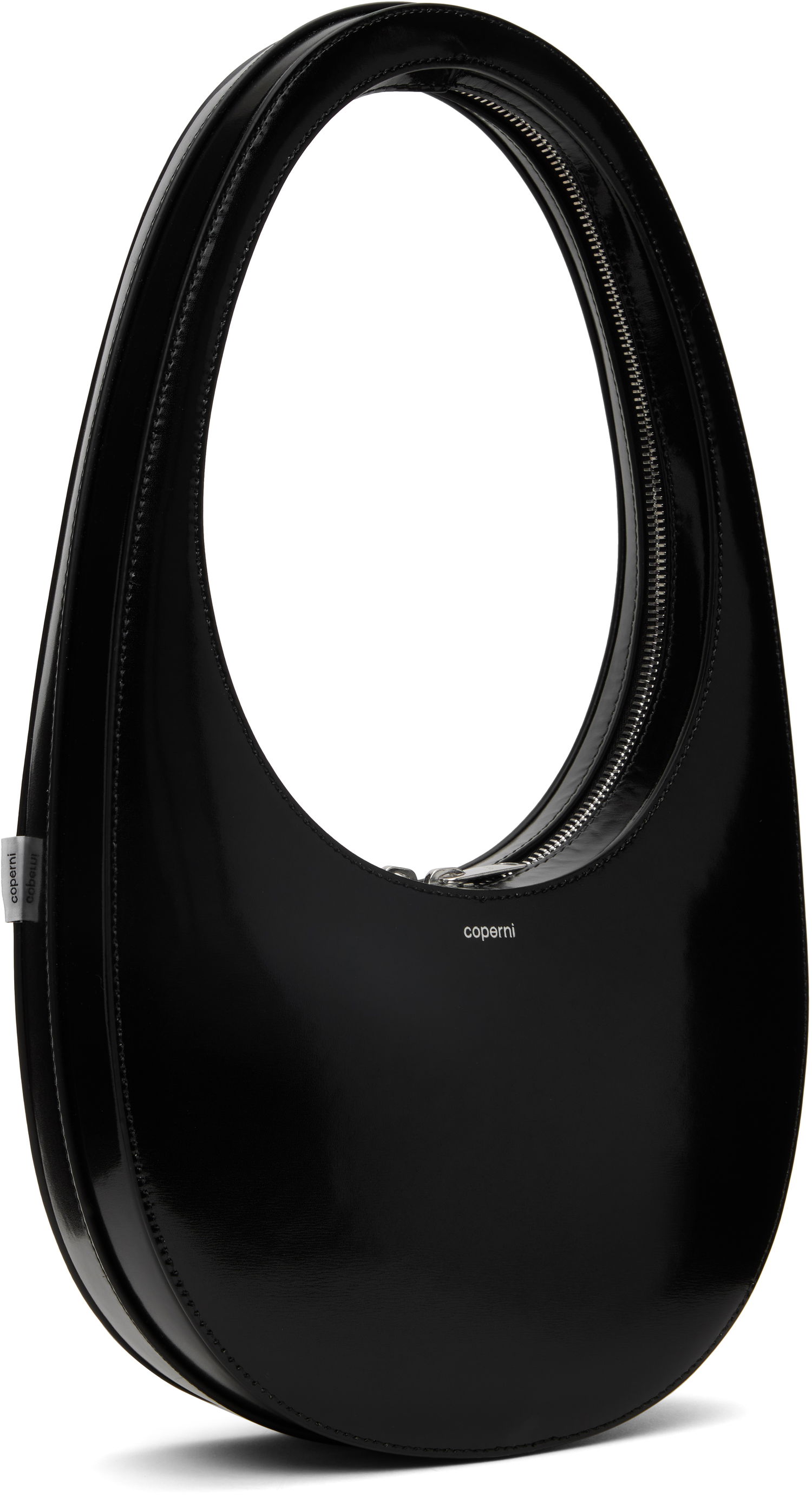 Håndtaske Coperni Swipe Gloss Shoulder Bag Sort | COPBA01493, 1
