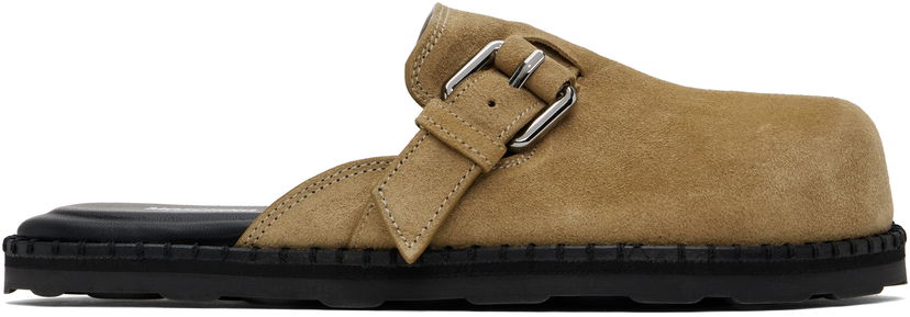 Tøj Moschino Moschino Suede Slip-on Loafers Beige | MA10152G1M ME0 10B