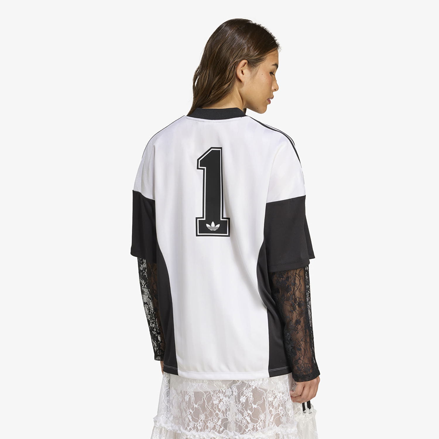 Jersey adidas Originals adidas Originals Longsleeve Lace Jersey Sort | KD2297, 1