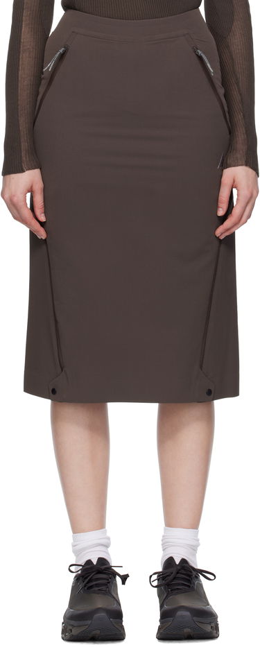Nederdel ROA ROA Y Zip Sport Skirt Brun | RBWW019FA10, 0