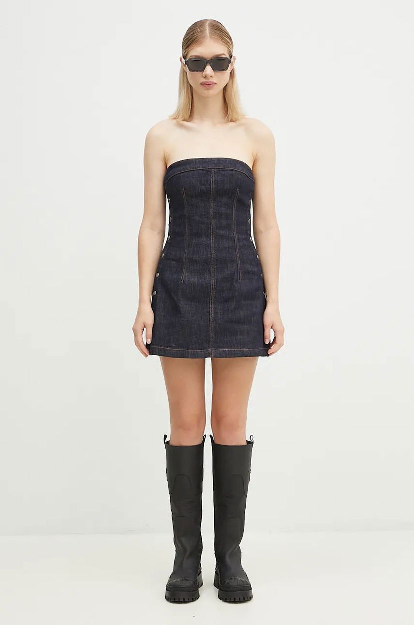 Kjole Ksubi Mini Dress Blå | WFA24DR002