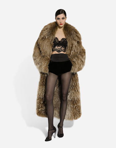 Shorts Dolce & Gabbana High-waisted Tuxedo Velvet Shorts Sort | FTC8HTFUVG7N0000, 2