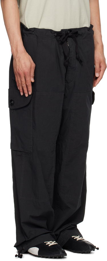 Cargo bukser Maison Margiela Maison Margiela Drawstring Cargo Pants Grå | S50KA0670 M35289, 4