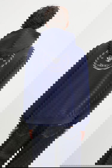 Sweatshirt Sporty & Rich Sporty & Rich Eden Crest Embroidered Hooded Sweatshirt Mørkeblå | ST06760666BL106, 2