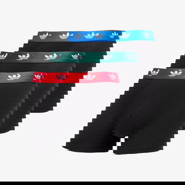 Boksere adidas Originals adidas Comfort Flex Cotton Trunk 3-Pack Boxer Briefs Sort | 4AR002-900, 0