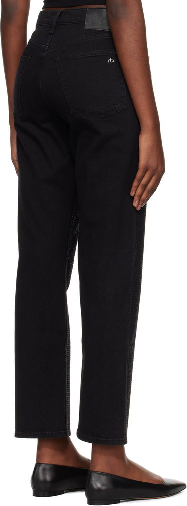 Jeans rag & bone rag & bone Harlow Straight Jeans Sort | WDD24F2956FMSI, 2