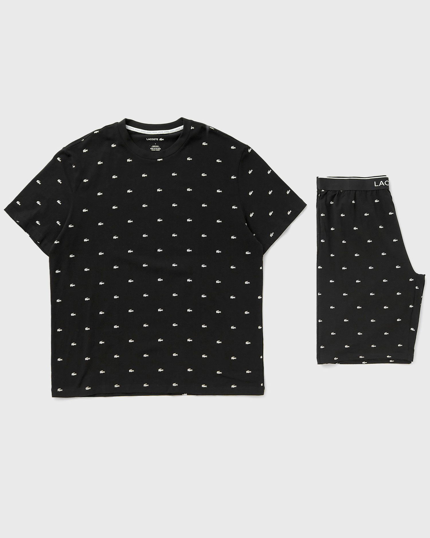 Pyjamas Lacoste LOUNGEWEAR PYJAMA SET Sort | 4H3304-258, 0
