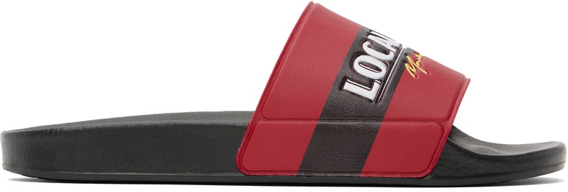 Sneakers og sko Martine Rose Martine Rose 'Local Hero' Slides Rød | 1067EVA1039