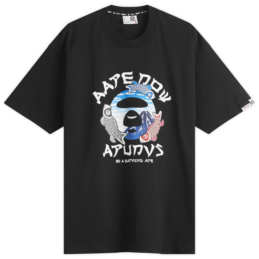 T-shirt AAPE by A Bathing Ape AAPE Japan Graphic T-Shirt, Size Large Sort | AAPTEM1637XX-BLK