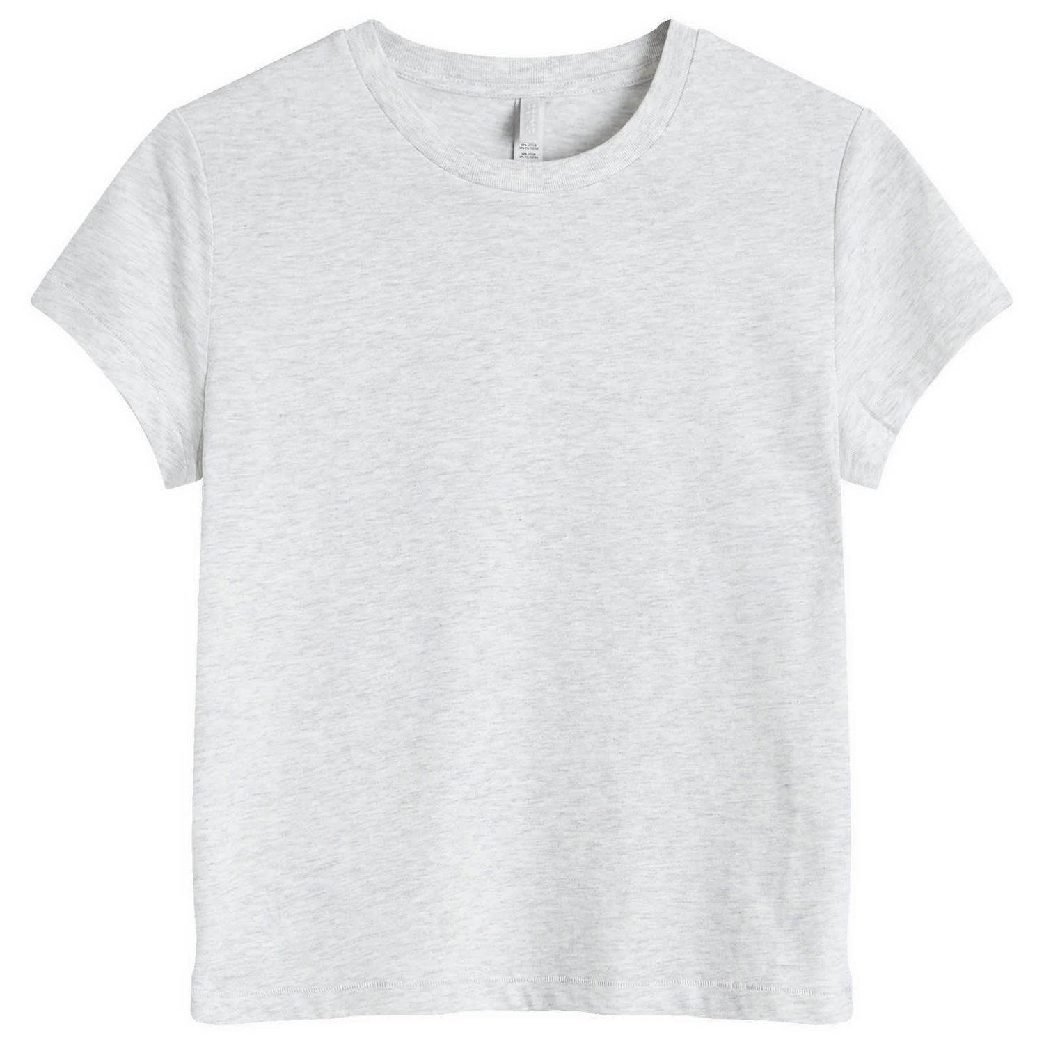 Crop top SKIMS Relaxed Fit Shrunken T-Shirt Grå | SS-STT-6128W-LHG, 1