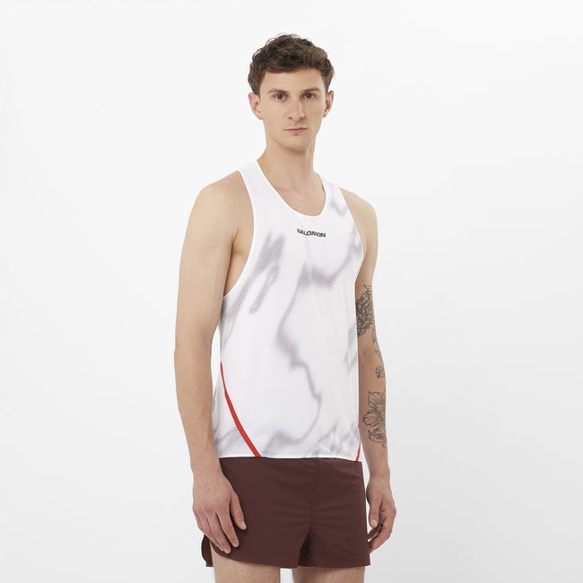 Tanktop Salomon S/LAB Speed Singlet Hvid | LC2693900, 0