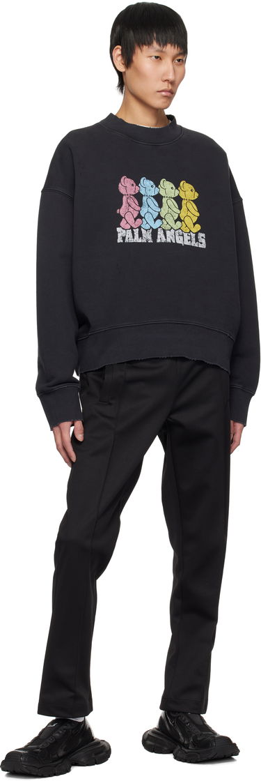 Joggingbukser Palm Angels Palm Angels Curved Logo Track Pants Sort | PMCJ048S25FAB0011003, 3