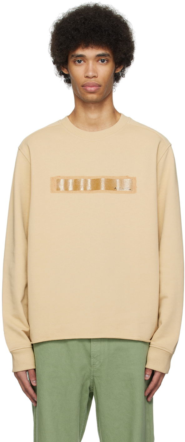 Sweater A.P.C. Natacha Ernestine Sweatshirt Beige | COGYL-H27894, 0