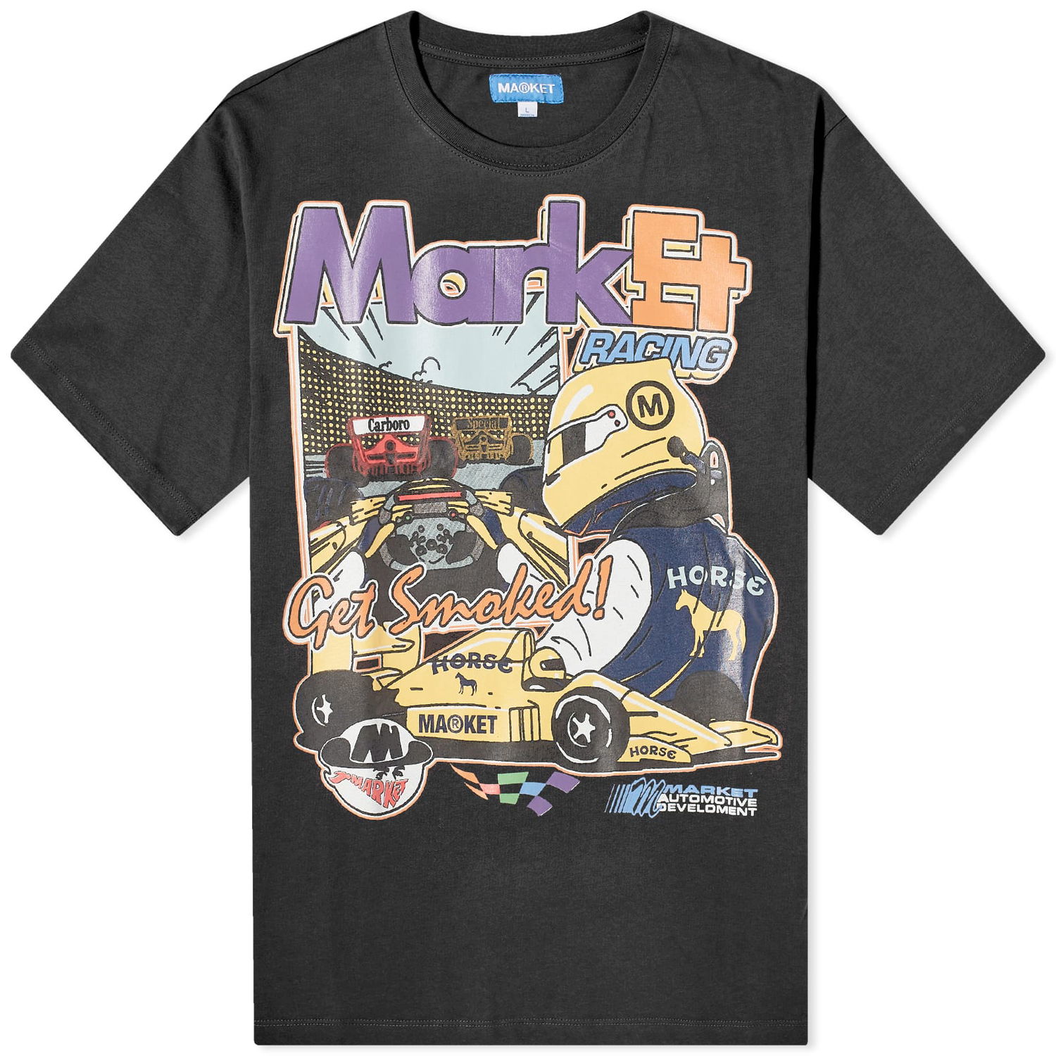 T-shirt MARKET Express Racing T-Shirt Sort | 399001587-BLK, 0