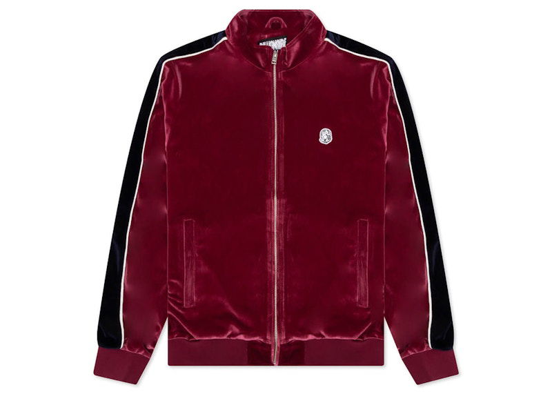 Jakke BILLIONAIRE BOYS CLUB Billionaire Boys Club Flight Velour Jacket Bourgogne | 8117406ANE