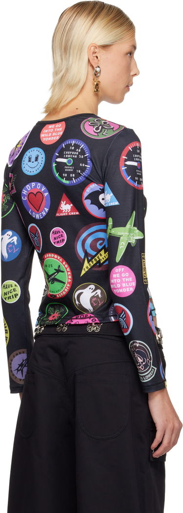 T-shirt Chopova Lowena Chopova Lowena Patch Print Fitted Jersey T-shirt Flerfarvet | 2412, 2