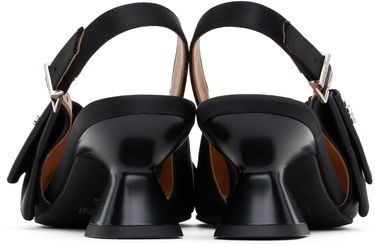 Sneakers og sko GANNI GANNI Bow Kitten Heel Pumps Sort | S2848, 1