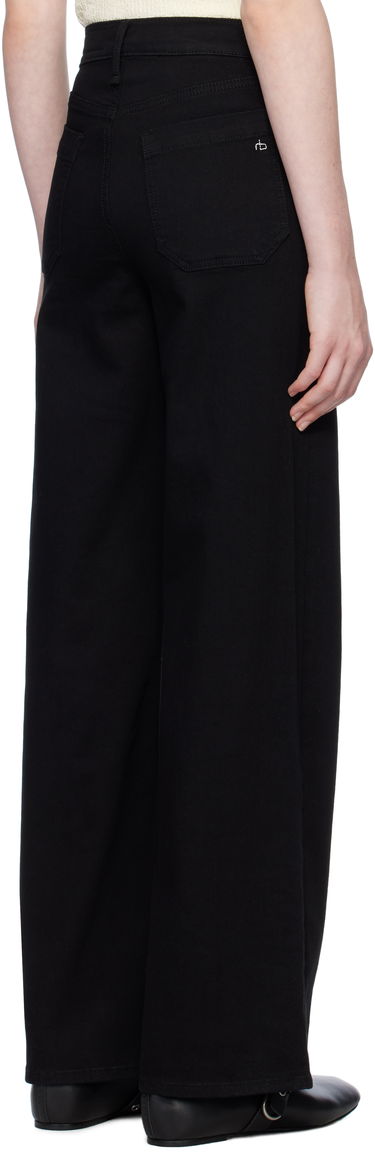 Jeans rag & bone rag & bone Hadley Wide Leg Jeans Sort | WDD24H3002EPBL, 2