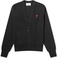 Sweater AMI Small A Heart Cardigan Sort | BFHKC111-KN0025-001, 1