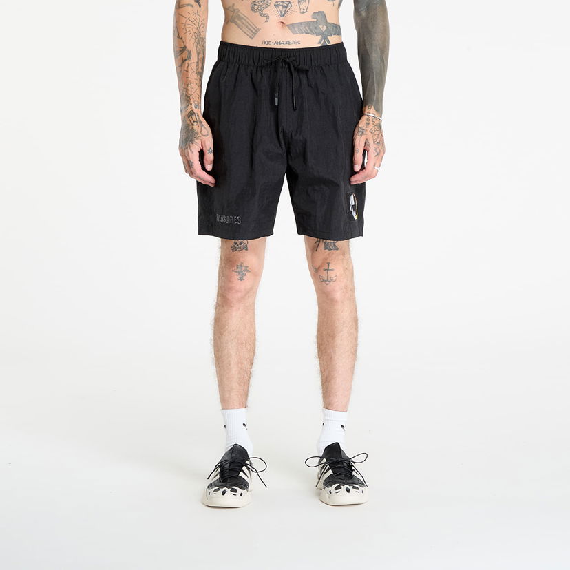 Shorts Pleasures PLEASURES Daft Club Crush Hiking Shorts Sort | P25DP013-BLACK