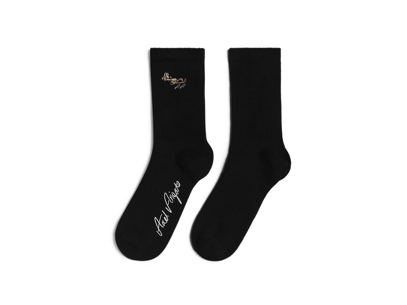 Sokker AXEL ARIGATO Wes Embroidered Socks Sort | X2245002
