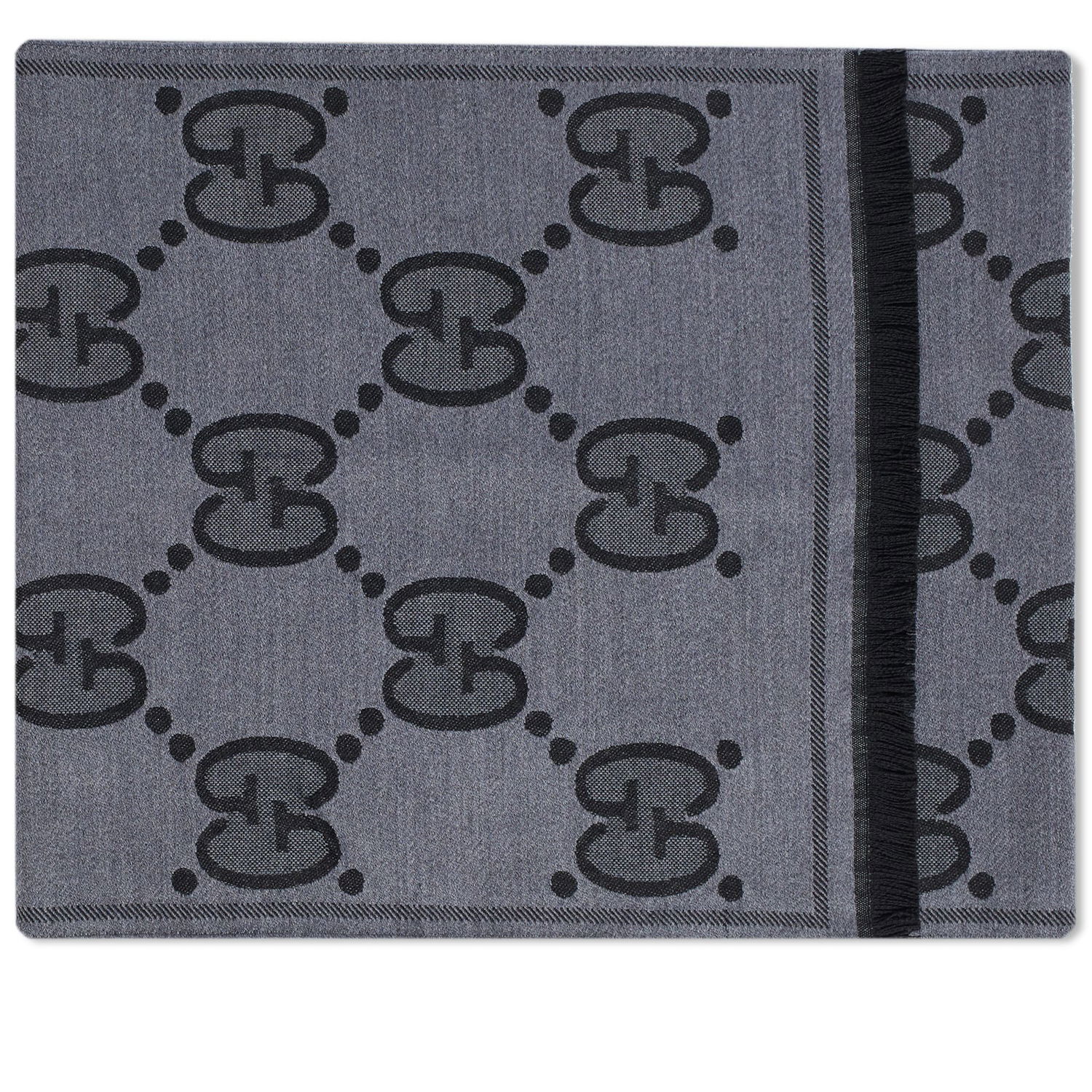 Tørklæde Gucci Large GG Scarf Grå | 598189-4G200-1460, 0