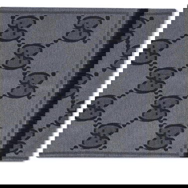 Tørklæde Gucci Large GG Scarf Grå | 598189-4G200-1460, 0