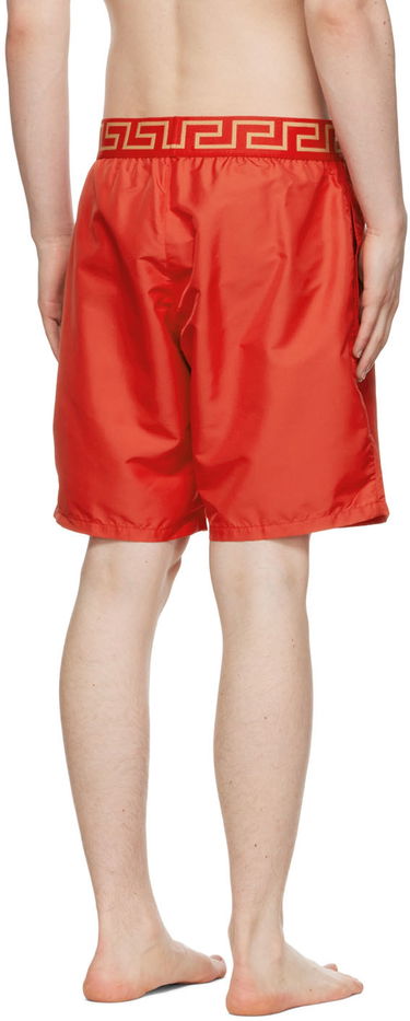 Shorts Versace Versace Greca Border Swim Shorts Sort | ABU01023A232415, 2