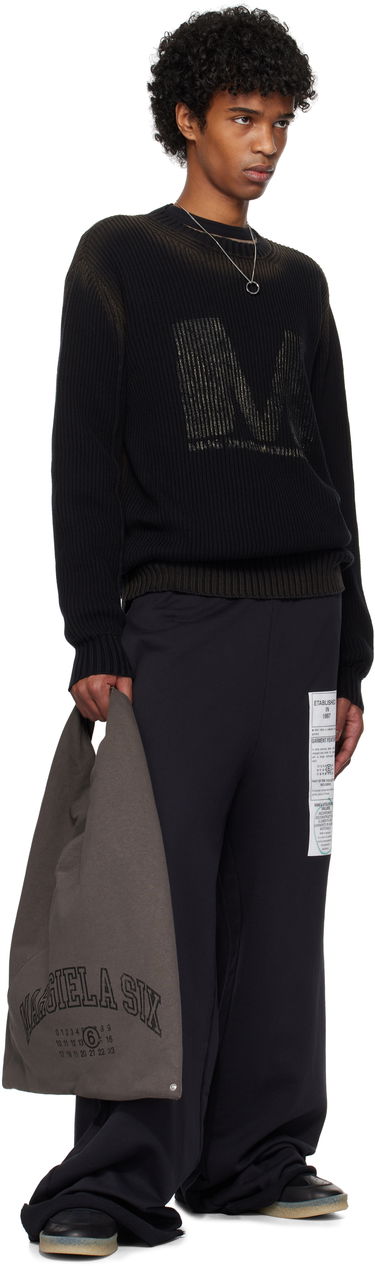 Sweater Maison Margiela MM6 Maison Margiela Crewneck Sweater Sort | SH0HL0024 M13079, 3
