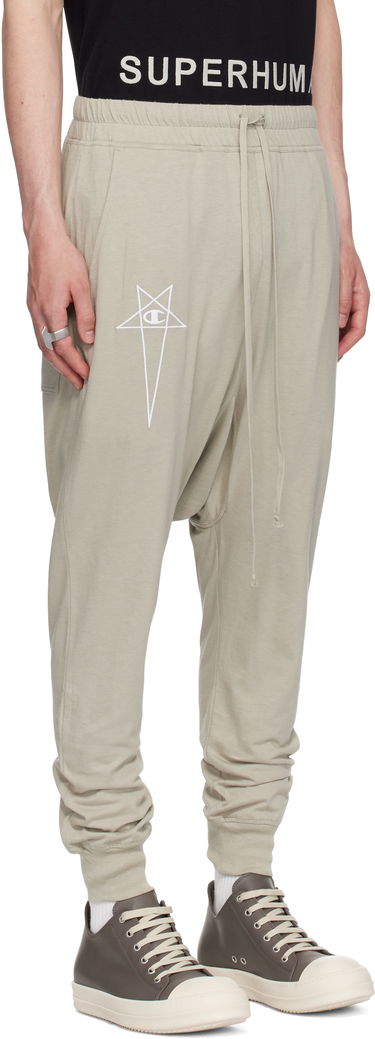 Joggingbukser Rick Owens Rick Owens Champion Edition Prisoner Drawstring Sweatpants Grå | CM01E1690 CHJG JERSEY, 1