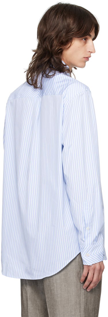 Skjorte Paul Smith Paul Smith Oversized Fit Striped Shirt Blå | M1R-045Z-N02404-40, 2