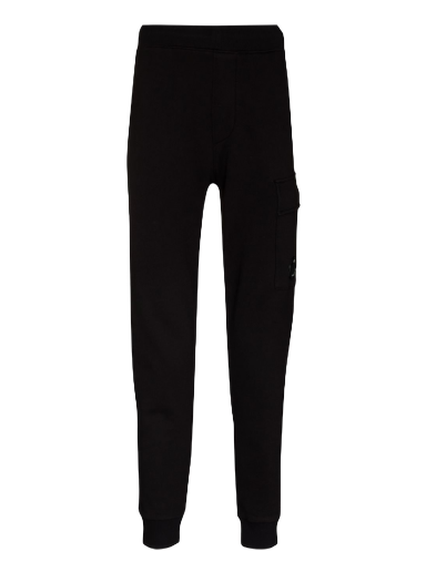 Joggingbukser C.P. Company Diagonal Raised Fleece Sweatpants Sort | 12CMSP017A005086W999