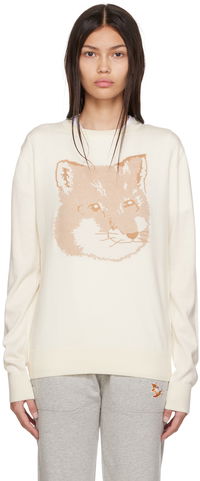 Maison Kitsuné Fox Head Knit Sweater