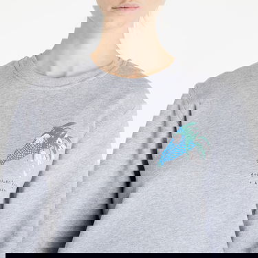 Sweatshirt Queens Dej Mi Radši Kytku V Květináči Crewneck Grå | QNS_042, 2