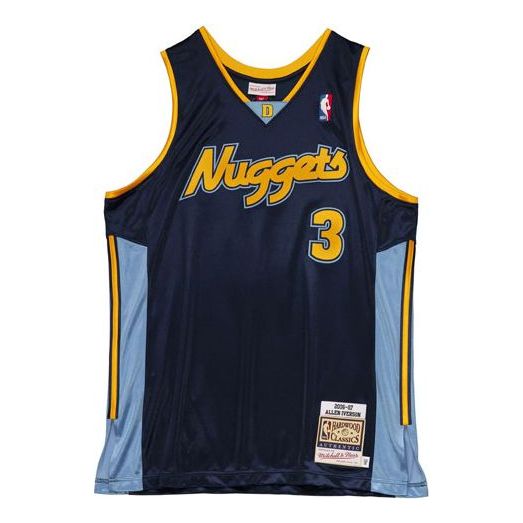 Jersey Mitchell & Ness Mitchell & Ness Denver Nuggets Basketball Jersey Blå | AJY4GS20032-DNUNAVY06AIV, 0