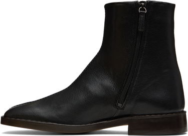 Tøj LEMAIRE LEMAIRE Piped Zip Boots Sort | FO0155 LL0043, 2