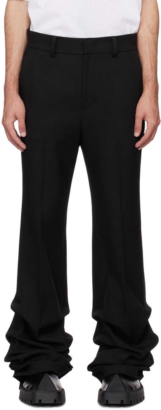 Bukser We11done Wave Trousers Sort | WD-PT0-24-219-M-BK