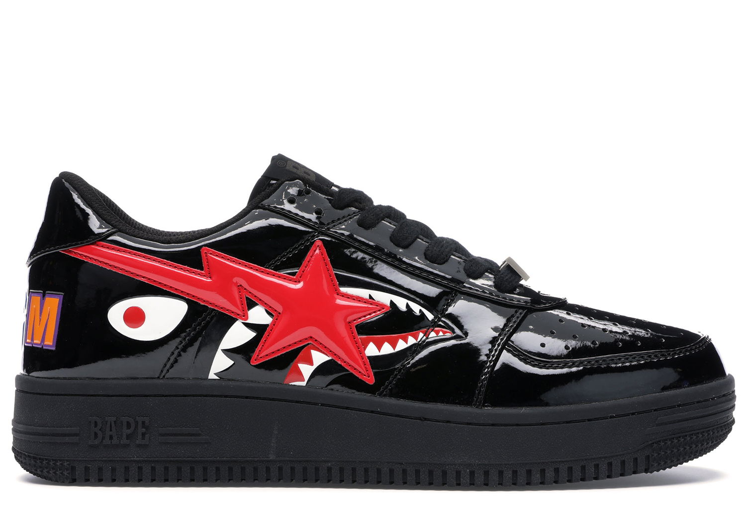 Sneakers og sko BAPE Bape Sta Low "Shark Black" Sort | 1H30-191-012-BLK, 0
