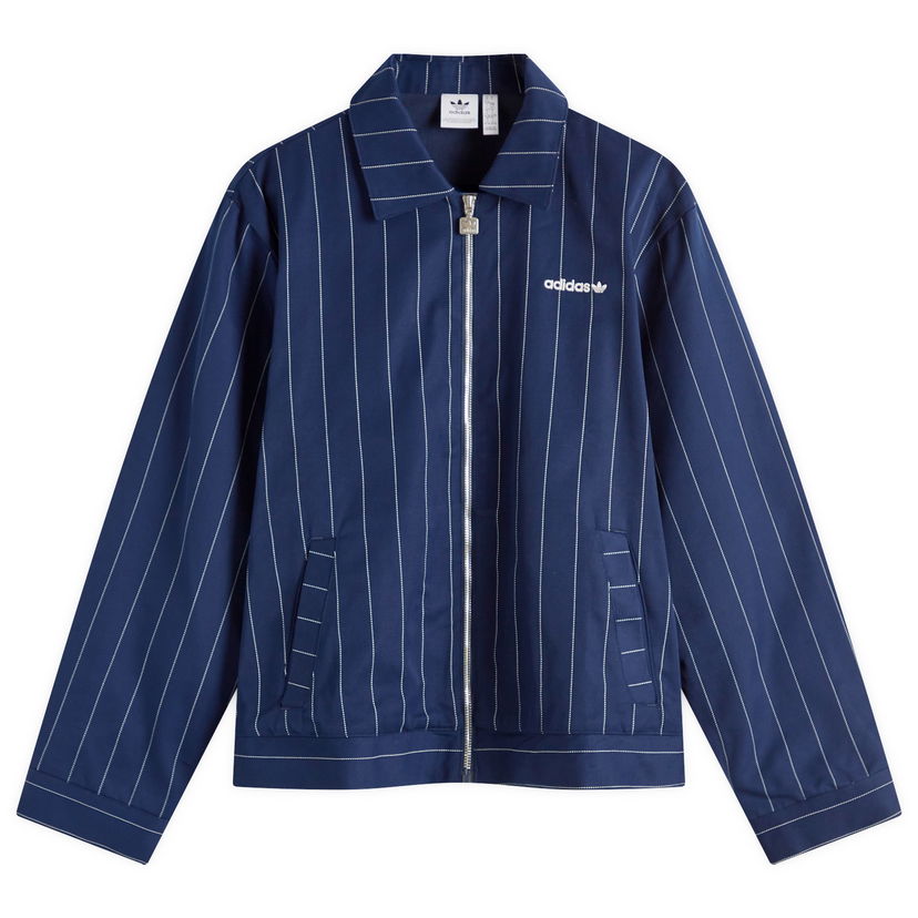 Vindjakke adidas Originals Women's Pinstripe Jacket, Size Large Blå | JJ3477