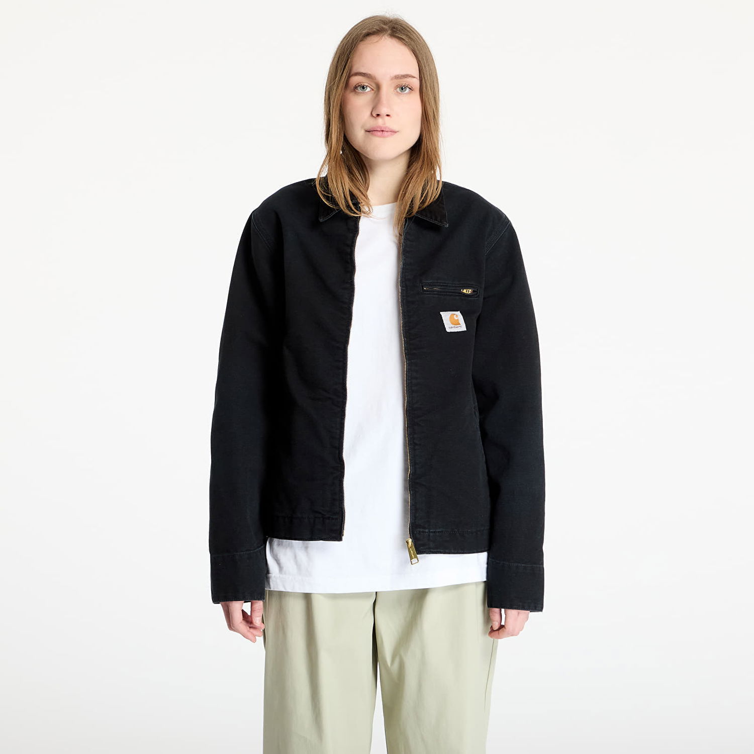Jakke Carhartt WIP Carhartt WIP Detroit Jacket Sort | I034819-00E4O, 1