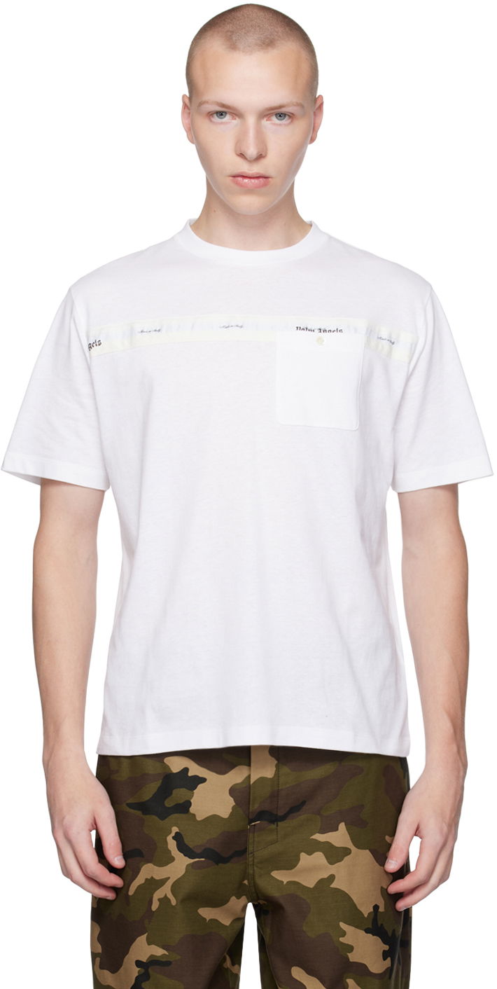 T-shirt Palm Angels White Sartorial Hvid | PMAA092E23JER0010103