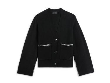 Sweater AXEL ARIGATO Glaze Relaxed Cardigan Sort | A2134001, 1