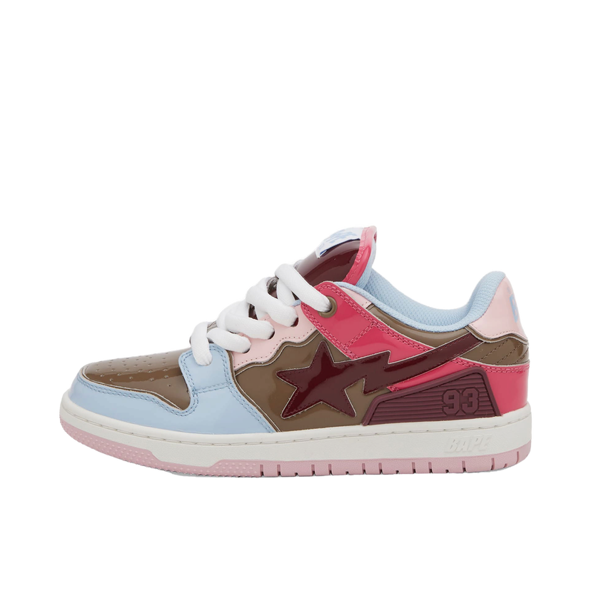 Sneakers og sko BAPE Bathing Ape New Sk8 Sta #2, Size UK 3.5 Flerfarvet | 001FWL302311L-BLU