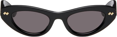 Solbriller Bottega Veneta Bottega Veneta Bold Ribbon Stud Cat Eye Sunglasses Sort | BV1350S-001, 0