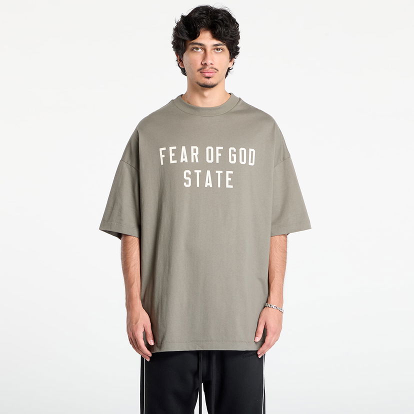 T-shirt Fear of God Fear of God Essentials 90's Short Sleeve T-Shirt Grøn | 125SP254477F-245