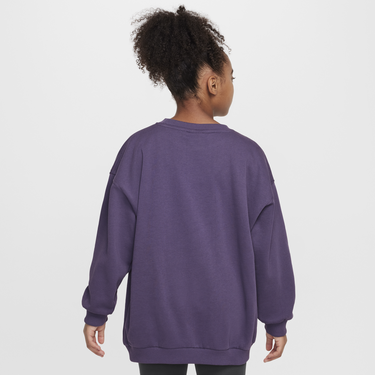 Sweater Nike Sportswear Club Fleece Loose Fit Sweatshirt Lilla | HM6527-573, 1