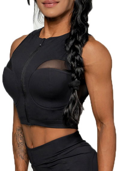 Tanktop NEBBIA NEBBIA INTENSE Mesh Compression Push-Up Top Sort | 8424010, 0