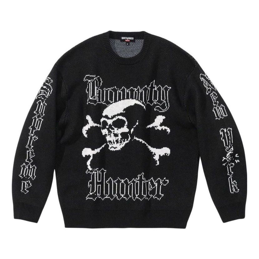 Sweater Supreme Supreme x Bounty Hunter Skull Knit Sweater Sort | SUP-FW23-112