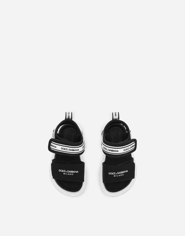 Sneakers og sko Dolce & Gabbana Dolce & Gabbana Sandals With Logo For First Steps Flerfarvet | DL0082AE92889690, 3